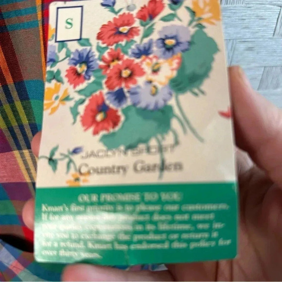 Vintage Jaclyn sport blazer colorful plaid summer spring career feminine pockets - Picture 6 of 10